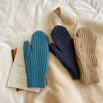 Γυναικεία πλεκτά γάντια σε διάφορα χρώματα