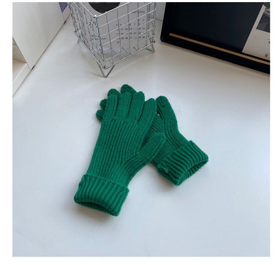 Vienkrāsaini sieviešu cimdi