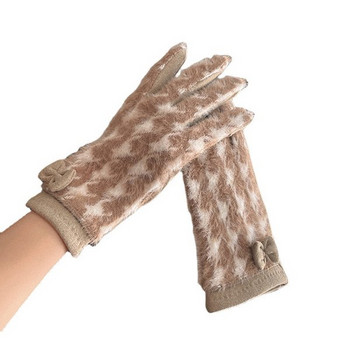 Дамски карирани ръкавици