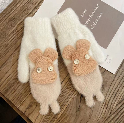 Női pehelykesztyű 3D elemmel