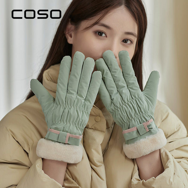 Γυναικεία χειμωνιάτικα γάντια casual μοντέλο με φόδρα