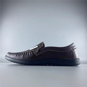 Vīriešu ādas mokasīni