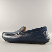 Novi model casual muških mokasina ravnog potplata od eko kože