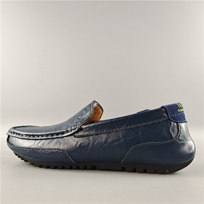 Novi model casual muških mokasina ravnog potplata od eko kože