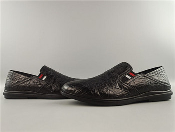 Δερμάτινα loafers επίπεδη σόλα νέο μοντέλο για άνδρες