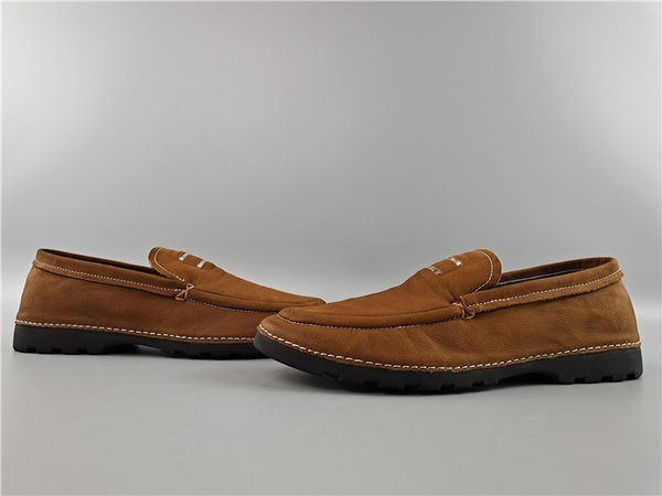 Jednobojne muške mokasine od eko kože