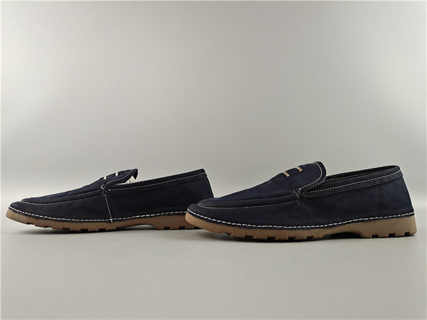 Vīriešu mokasīni no eko ādas zilā krāsā