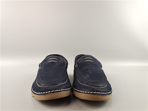 Vīriešu mokasīni no eko ādas zilā krāsā