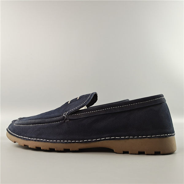 Vīriešu mokasīni no eko ādas zilā krāsā