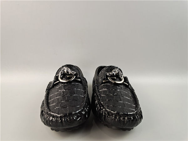 Ανδρικά μοκασίνια από οικολογικό δέρμα με animal print