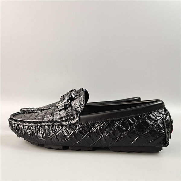 Ανδρικά μοκασίνια από οικολογικό δέρμα με animal print