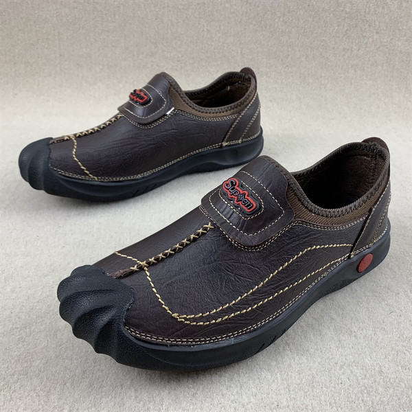 Férfi Eco bőr lélegző alkalmi naplopók