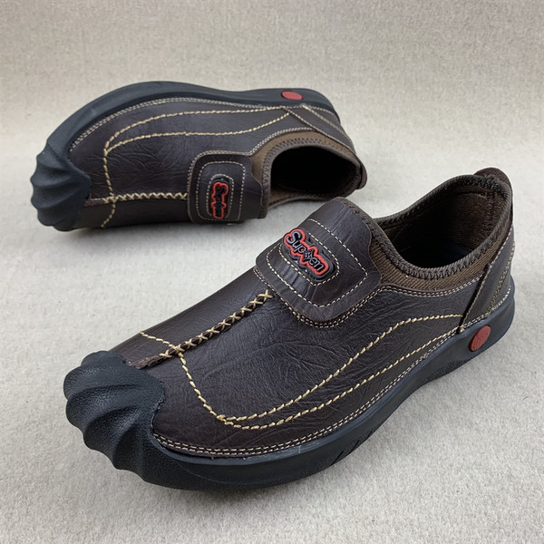 Férfi Eco bőr lélegző alkalmi naplopók