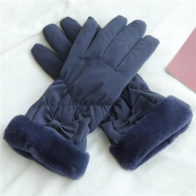 Sieviešu ziemas cimdi ar 3D elementu