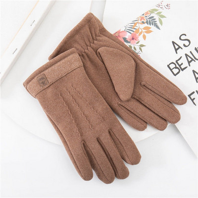 Νέο μοντέλο γυναικεία χειμωνιάτικα γάντια με λογότυπο