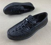 Μαύρα έκο Δερμάτινα Ανδρικά μοκασίνια