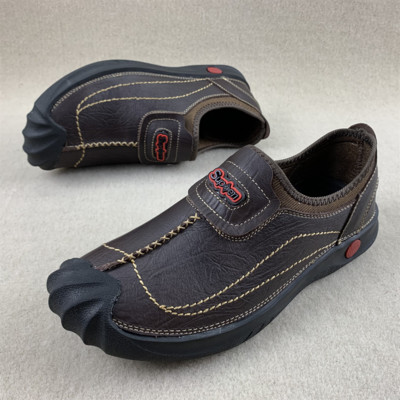 Ανδρικά παπούτσια casual από οικολογικό δέρμα - τριών χρωμάτων