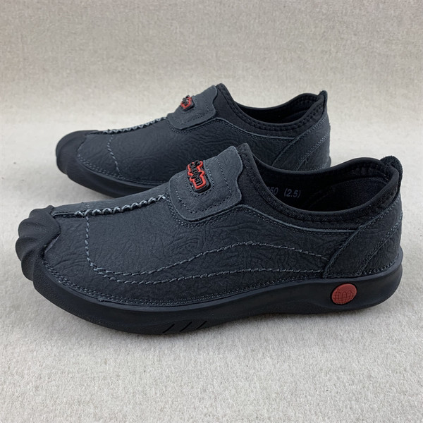 Ανδρικά παπούτσια casual από οικολογικό δέρμα - τριών χρωμάτων