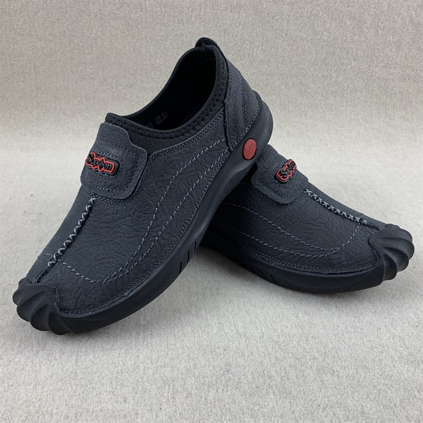 Ανδρικά παπούτσια casual από οικολογικό δέρμα - τριών χρωμάτων