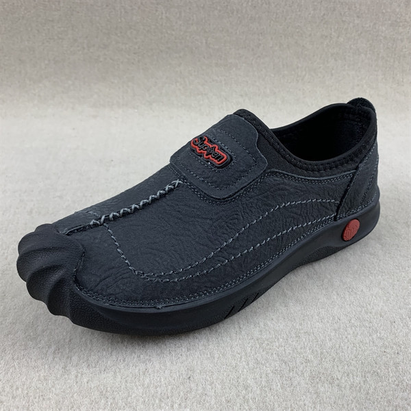 Ανδρικά παπούτσια casual από οικολογικό δέρμα - τριών χρωμάτων