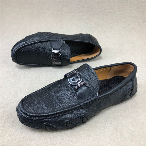 Férfi mokaszin - lapos talppal és fém elemmel