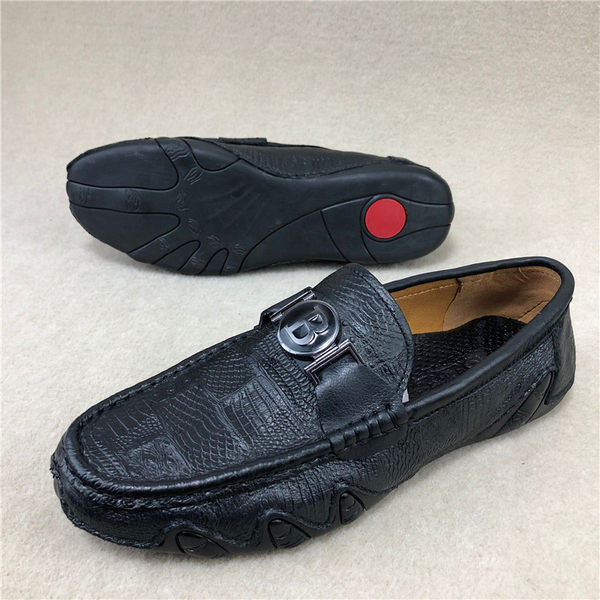 Férfi mokaszin - lapos talppal és fém elemmel