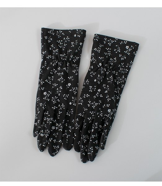 Γυναικεία casual γάντια με φλοράλ μοτίβο