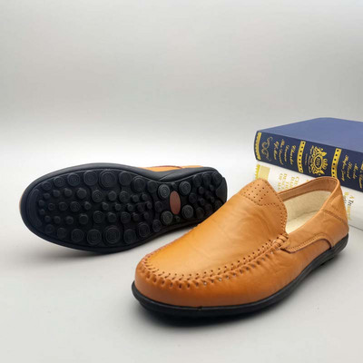 Χειμερινά ανδρικά μοκασίνια από οικολογικό δέρμα με φόδρα