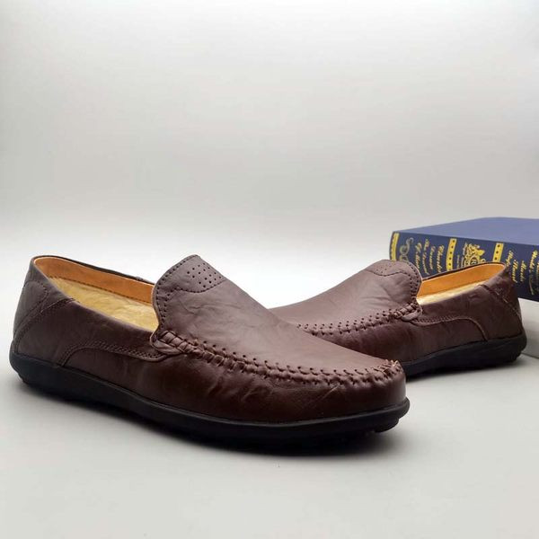 Χειμερινά ανδρικά μοκασίνια από οικολογικό δέρμα με φόδρα