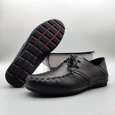 Έκο δερμάτινα ανδρικά loafers με ή χωρίς κορδόνια