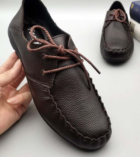 Έκο δερμάτινα ανδρικά loafers με ή χωρίς κορδόνια