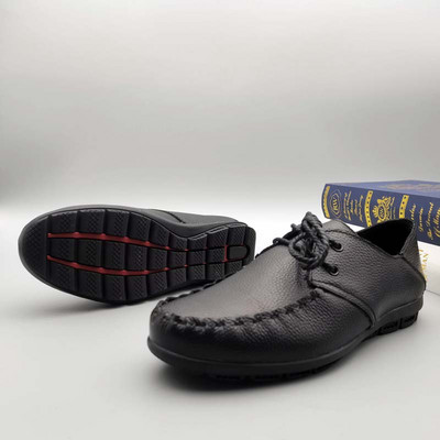 Plakanas zoles ādas mežģīņu sloksnes vīriešiem