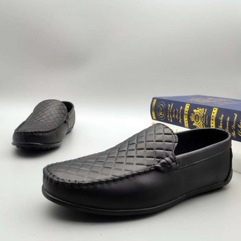 Ανδρικά casual μαύρα loafers