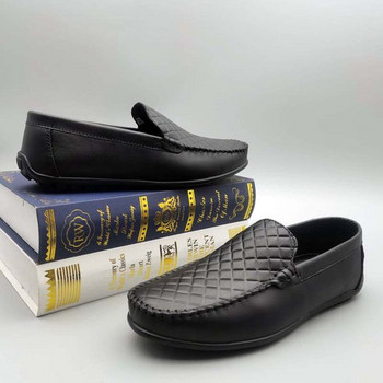 Ανδρικά casual μαύρα loafers