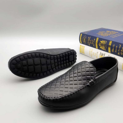 Muške ležerne crne mokasine