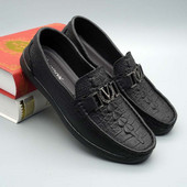 Vīriešu apdrukāti eko ādas mokasīni