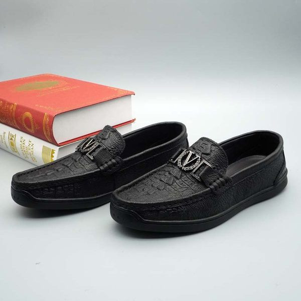 Vīriešu apdrukāti eko ādas mokasīni