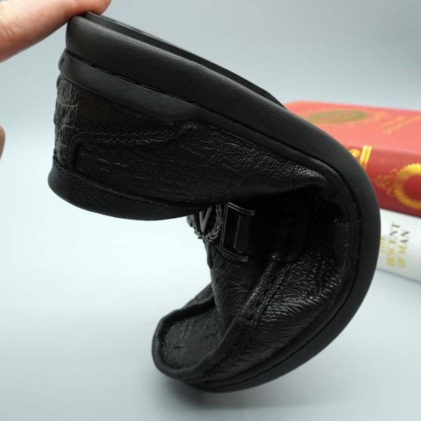 Vīriešu apdrukāti eko ādas mokasīni