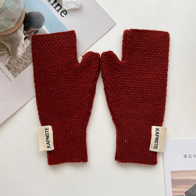 Ženske pletene rukavice bez prstiju