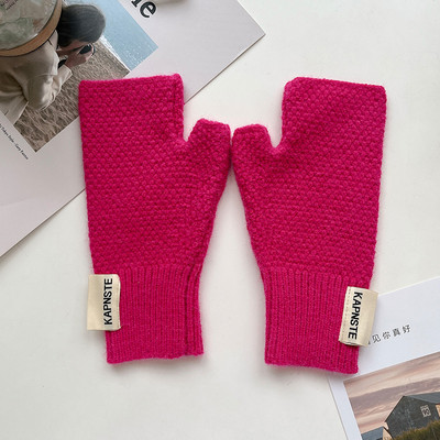 Ženske pletene rukavice bez prstiju