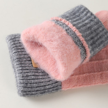 Νέο μοντέλο χειμερινά γάντια με λογότυπο για γυναίκες