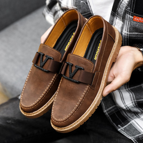 Νέο μοντέλο ανδρικά μοκασίνια πολλά μοντέλα με επίπεδη σόλα