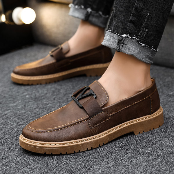 Νέο μοντέλο ανδρικά μοκασίνια πολλά μοντέλα με επίπεδη σόλα
