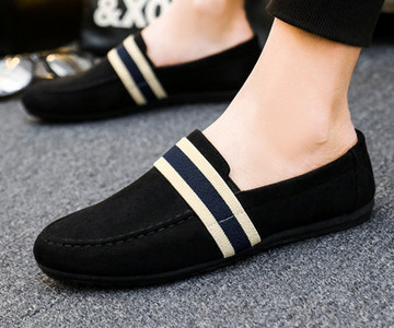 Noapaļoti vīriešu mokasīni ar plakanu zoli vairāki modeļi