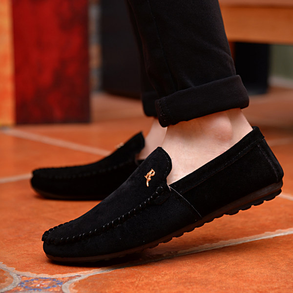 Vīriešu formāli mokasīni no eko zamšādas