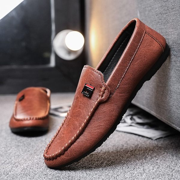 Oficialaus modelio vyriški mokasinai iš eko odos