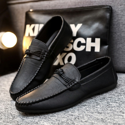 Vīriešu mokasīni no eko ādas ikdienas modeļa