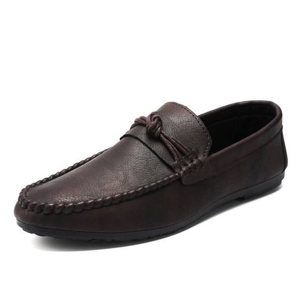 Vīriešu mokasīni no eko ādas ikdienas modeļa