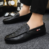 Ανδρικά μοκασίνια casual μοντέλο από οικολογικό δέρμα