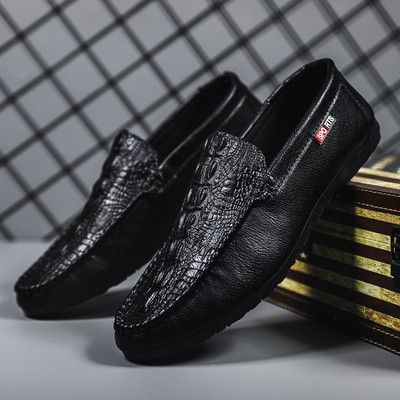 Ανδρικά μοκασίνια casual μοντέλο από οικολογικό δέρμα